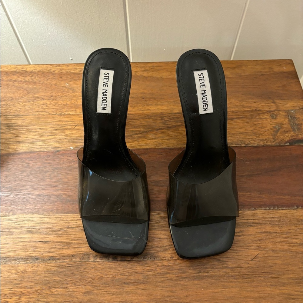 Steve Madden Signal Black Women's Sandals 9